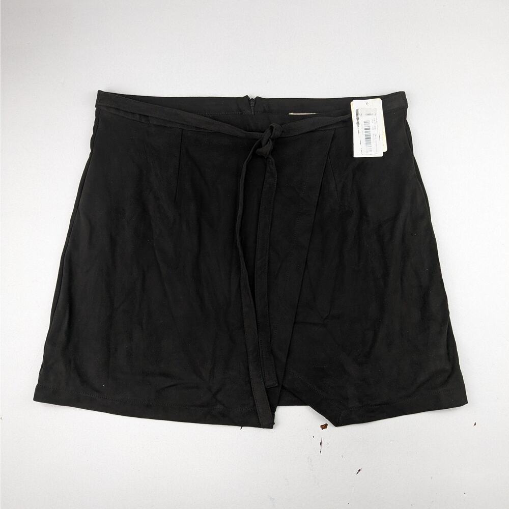 Living Doll Black Suede Skirt - Girls XL